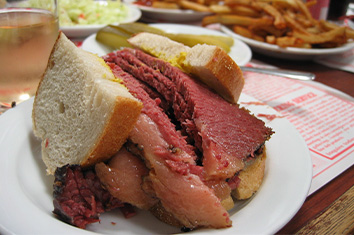 smoked meat sandwich
