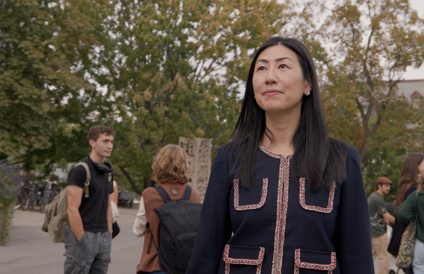 Mai-Gee Hum on McGill campus