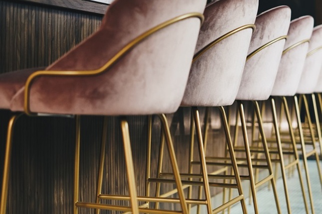 Pink Hightop Chairs